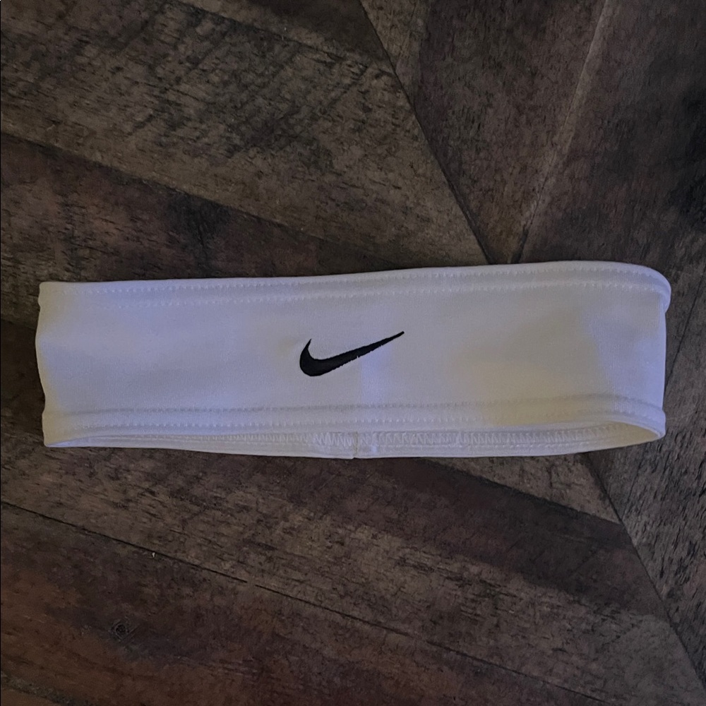 Nike White Sports Headband
